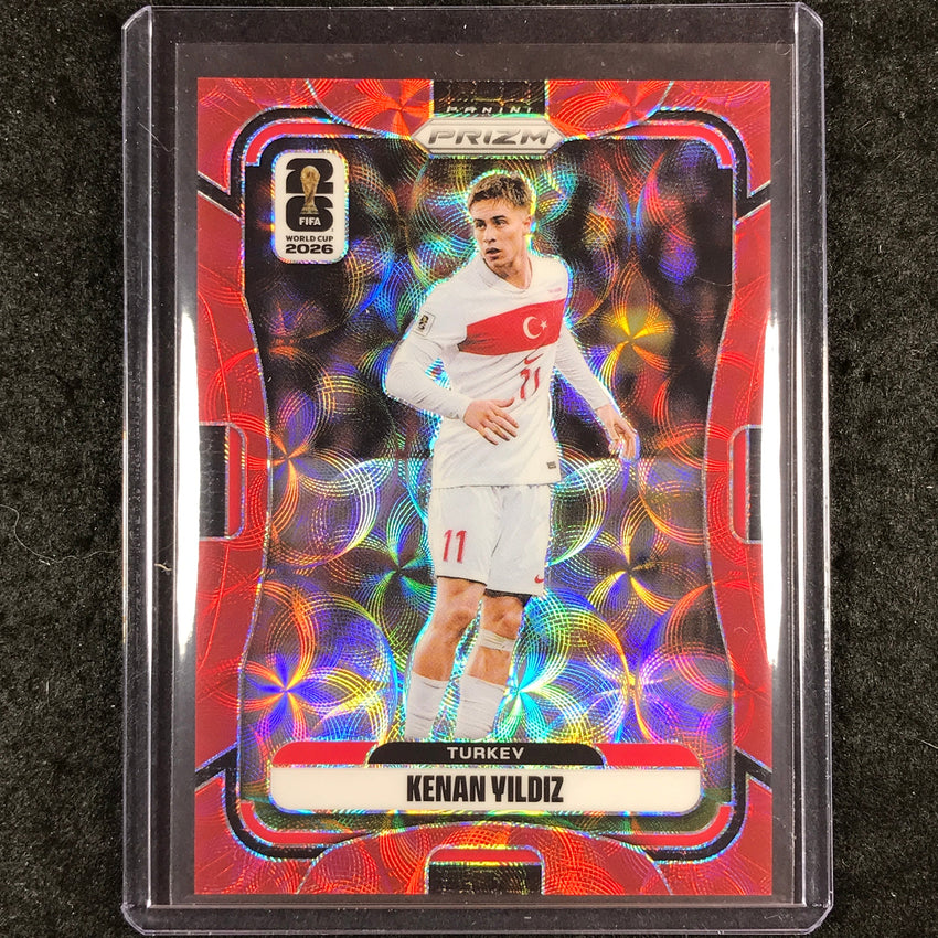 2026 Prizm FIFA World Cup KENAN YILDIZ Choice Red /85 #486