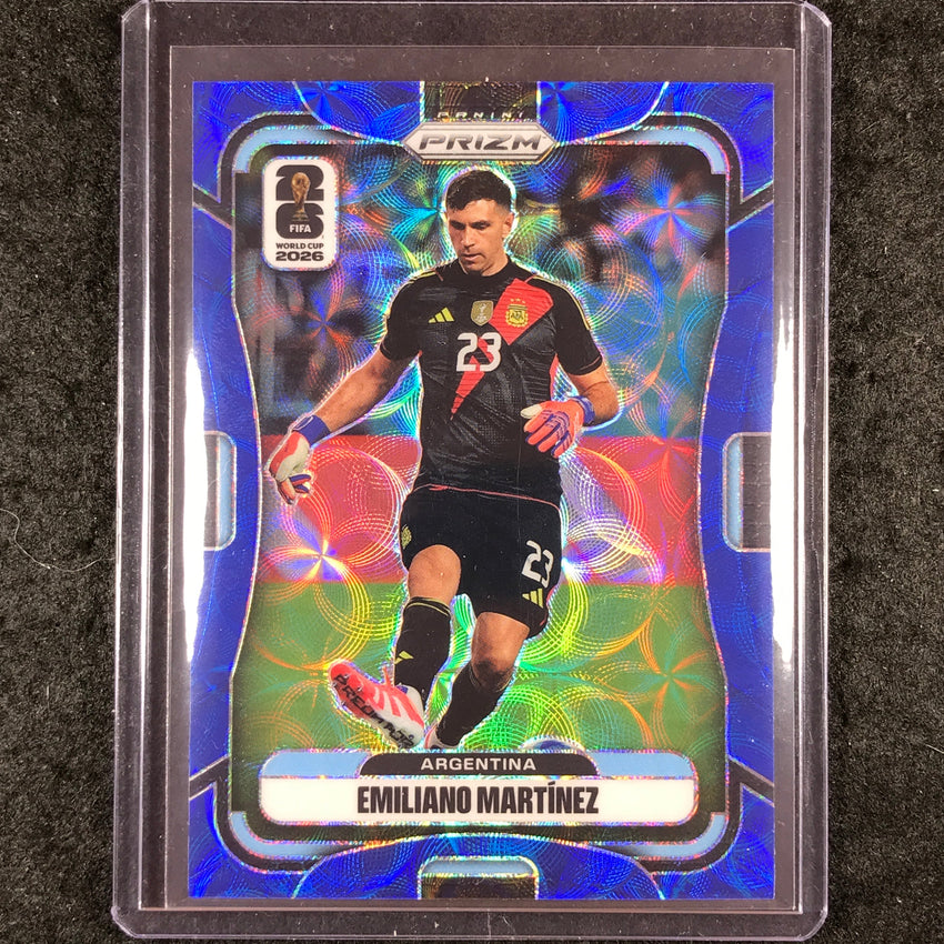 2026 Prizm FIFA World Cup EMILIANO MARTINEZ Choice Blue 32/38 #2