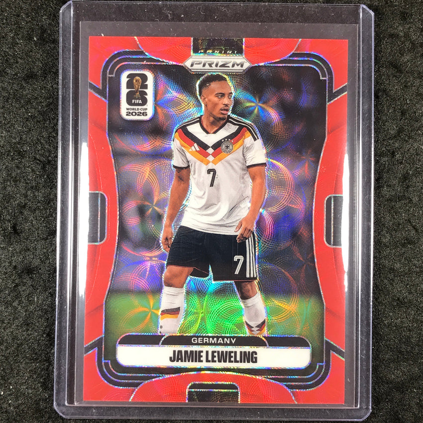 2026 Prizm FIFA World Cup JAMIE LEWELING Choice Red /85 #59