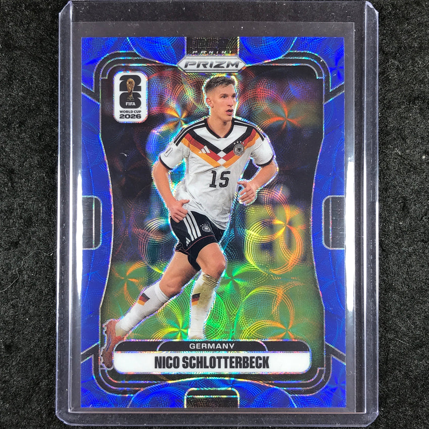 2026 Prizm FIFA World Cup NICO SCHLOTTERBECK Choice Blue 30/38 #44