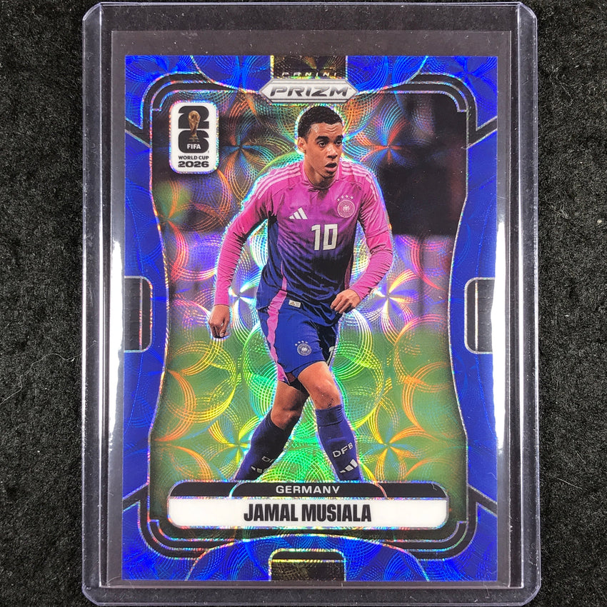 2026 Prizm FIFA World Cup JAMAL MUSIALA Choice Blue 36/38 #50