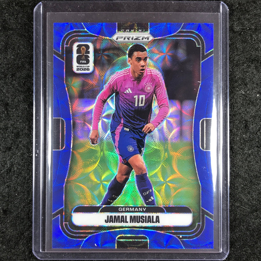 2026 Prizm FIFA World Cup JAMAL MUSIALA Choice Blue 13/38 #50