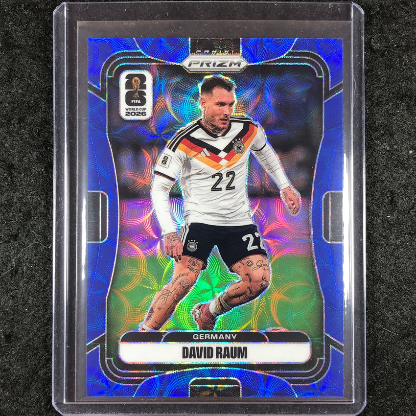 2026 Prizm FIFA World Cup DAVID RAUM Choice Blue 17/38 #52