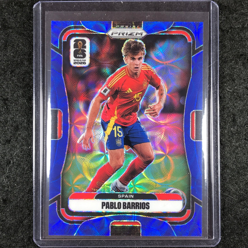 2026 Prizm FIFA World Cup PABLO BARRIOS Choice Blue 20/38 #67