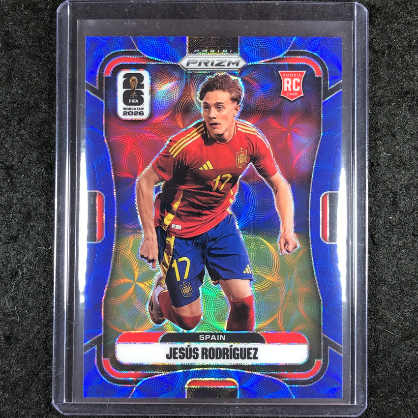 2026 Prizm FIFA World Cup JESUS RODRIGUEZ Rookie Choice Blue 37/38 #73