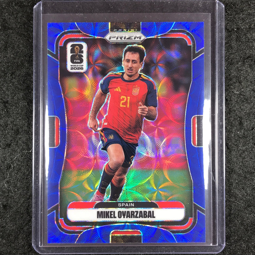 2026 Prizm FIFA World Cup MIKEL OYARZABAL Choice Blue 32/38 #75