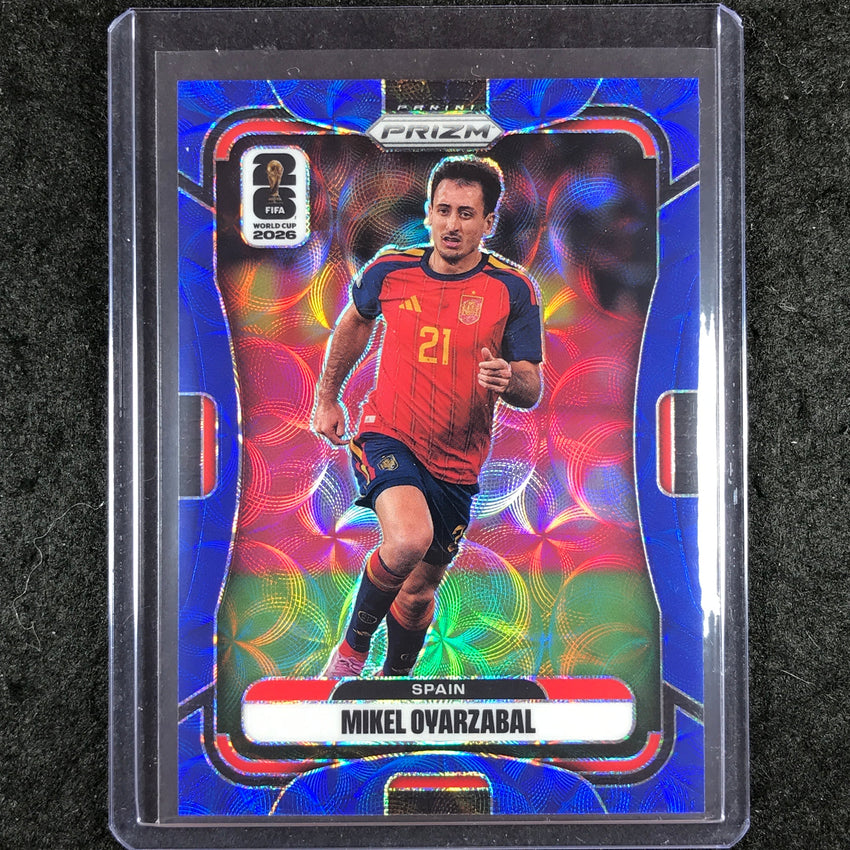 2026 Prizm FIFA World Cup MIKEL OYARZABAL Choice Blue 18/38 #75