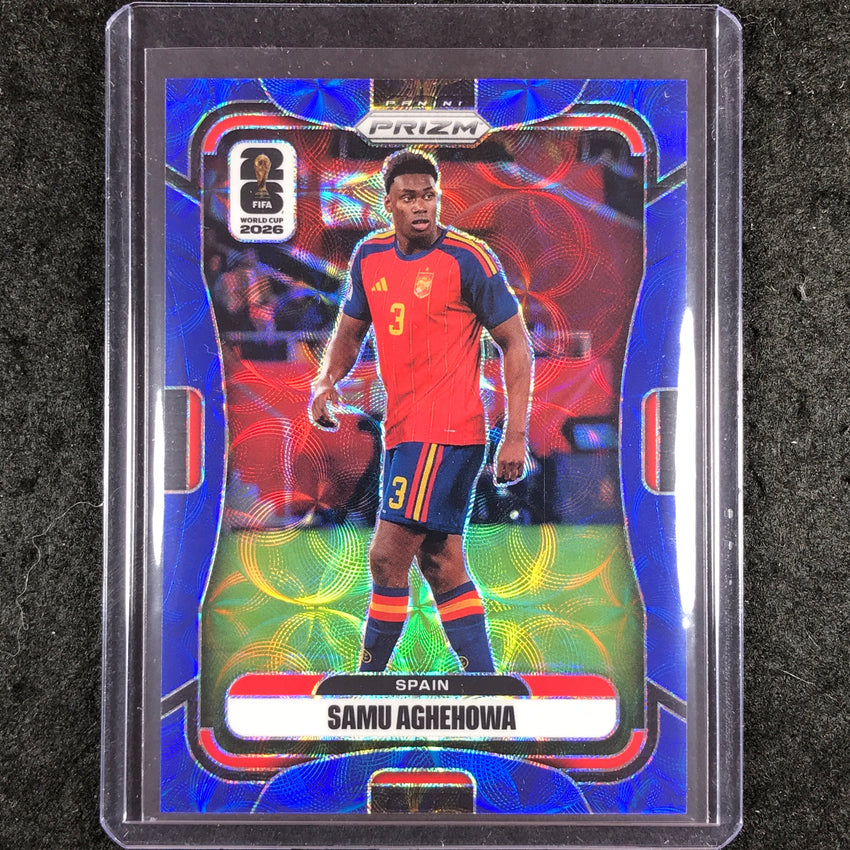 2026 Prizm FIFA World Cup SAMU AGHEHOWA Choice Blue 22/38 #81