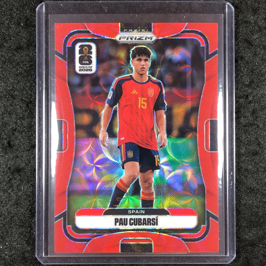 2026 Prizm FIFA World Cup PAU CUBARSI Choice Red /85 #65