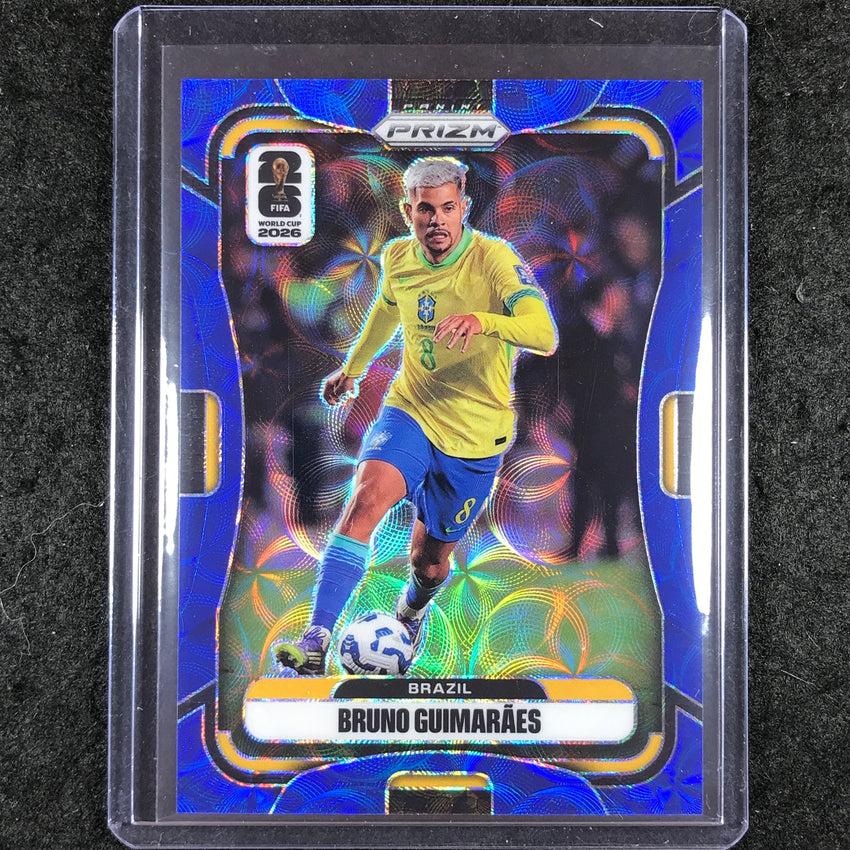2026 Prizm FIFA World Cup BRUNO GUIMARAES Choice Blue 28/38 #90