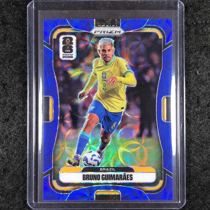 2026 Prizm FIFA World Cup BRUNO GUIMARAES Choice Blue 3/38 #90
