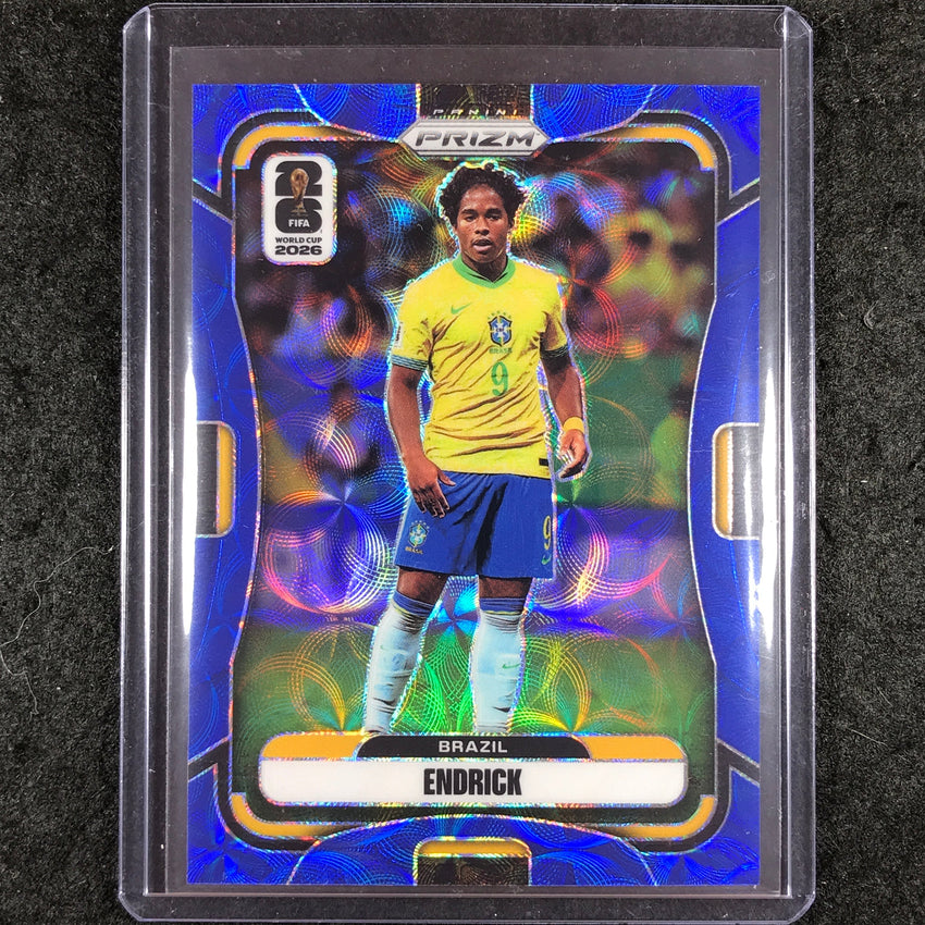 2026 Prizm FIFA World Cup ENDRICK Choice Blue 22/38 #92