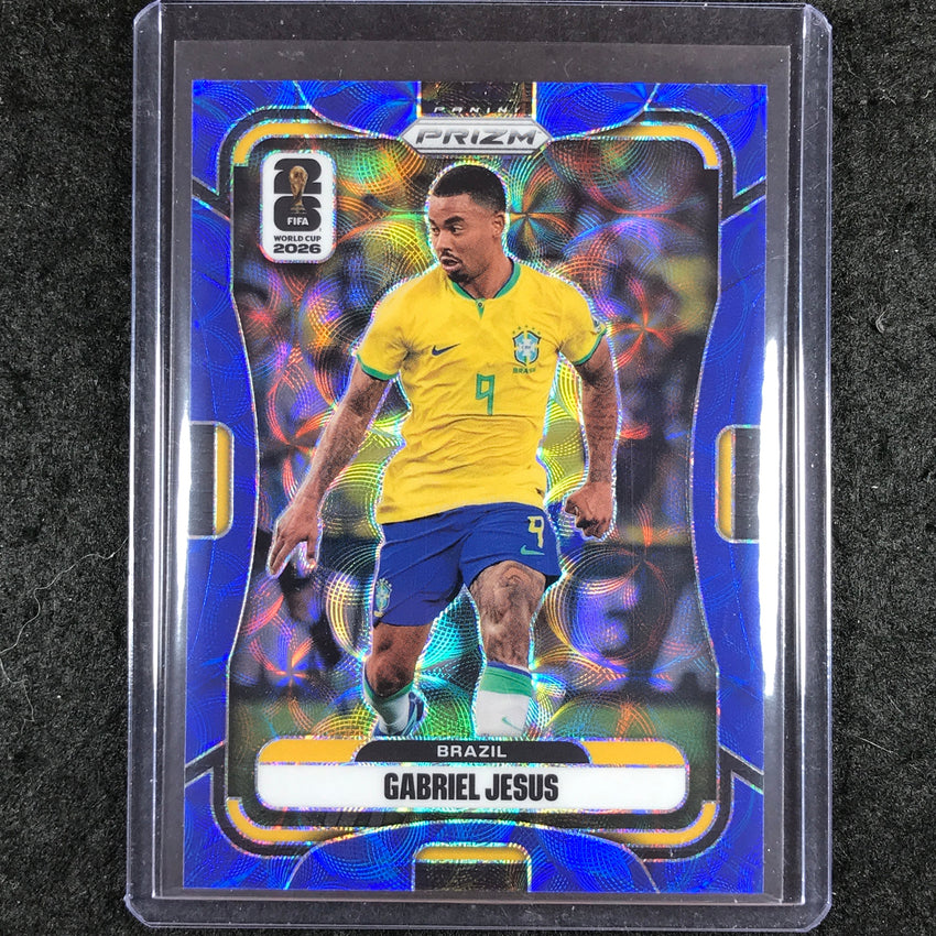 2026 Prizm FIFA World Cup GABRIEL JESUS Choice Blue 22/38 #95