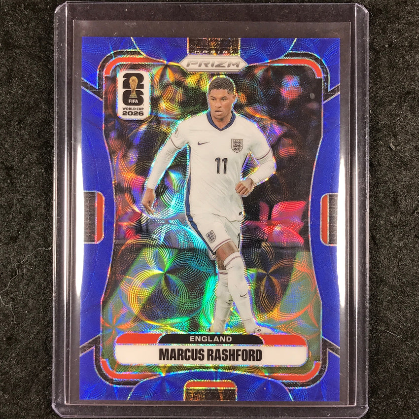 2026 Prizm FIFA World Cup MARCUS RASHFORD Choice Blue 24/38 #101