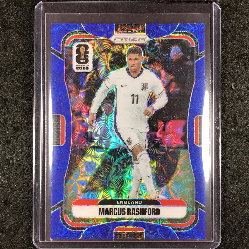 2026 Prizm FIFA World Cup MARCUS RASHFORD Choice Blue 4/38 #101