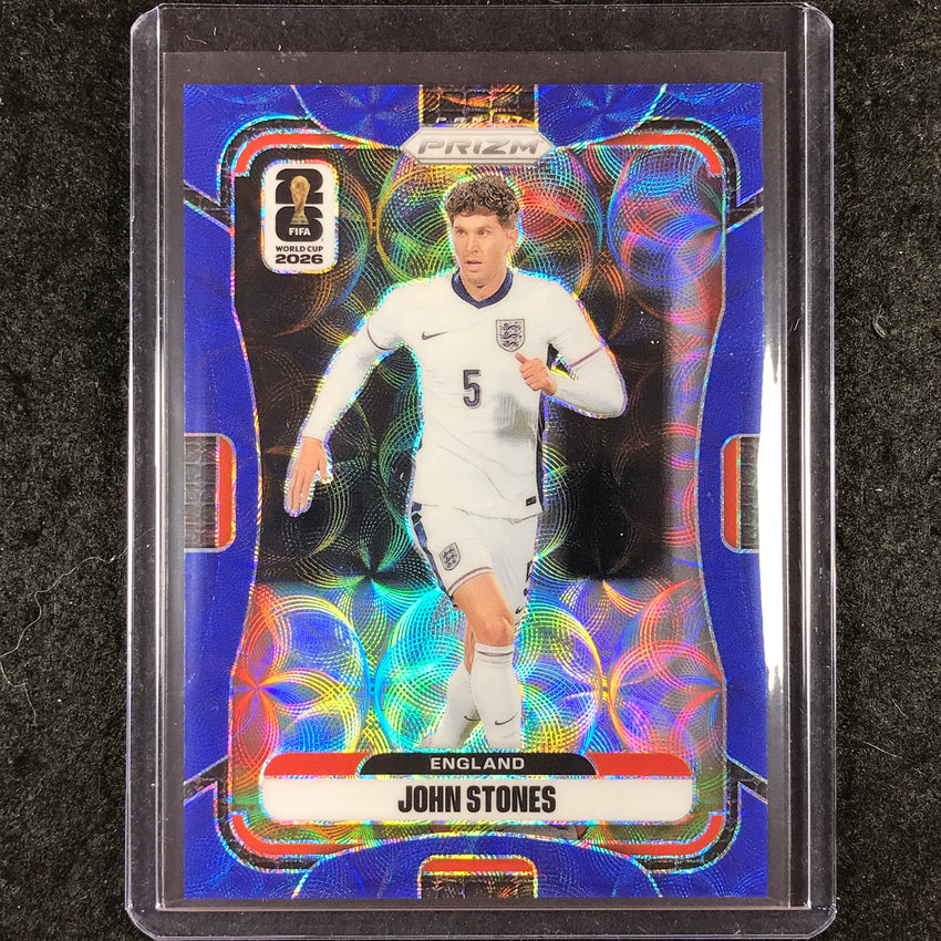 2026 Prizm FIFA World Cup JOHN STONES Choice Blue 5/38 #106