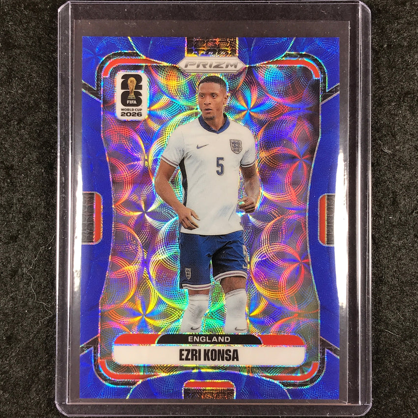 2026 Prizm FIFA World Cup EZRI KONSA Choice Blue 10/38 #116