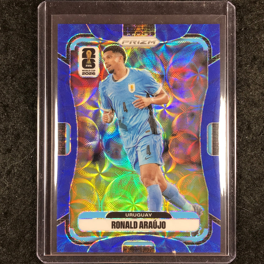 2026 Prizm FIFA World Cup RONALD ARAUJO Choice Blue 17/38 #126