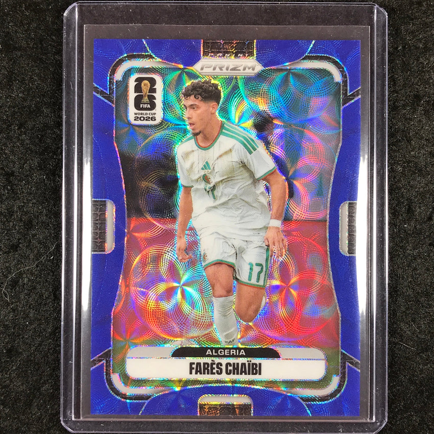 2026 Prizm FIFA World Cup FARES CHAIBI Choice Blue 9/38 #133
