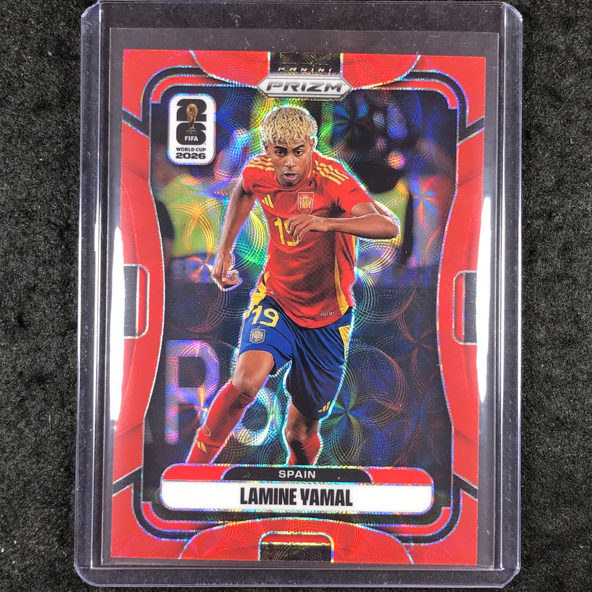 2026 Prizm FIFA World Cup LAMINE YAMAL Choice Red /85 #70