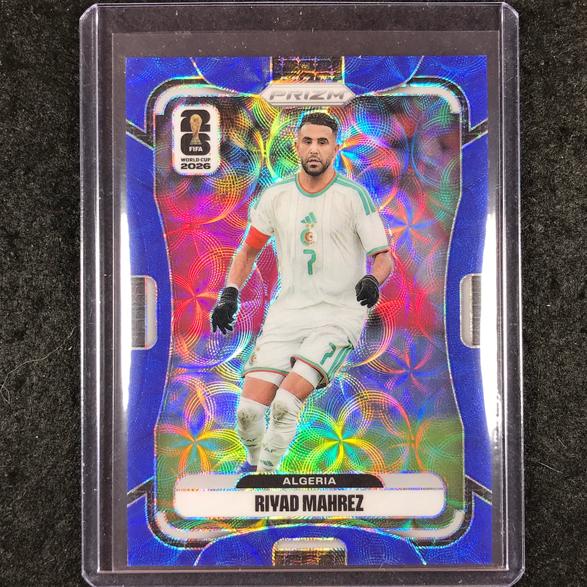 2026 Prizm FIFA World Cup RIYAD MAHREZ Choice Blue 2/38 #135