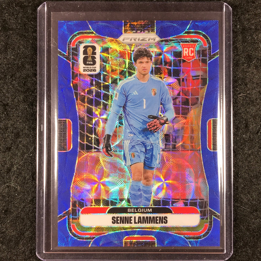 2026 Prizm FIFA World Cup SENNE LAMMENS Rookie Choice Blue 37/38 #155