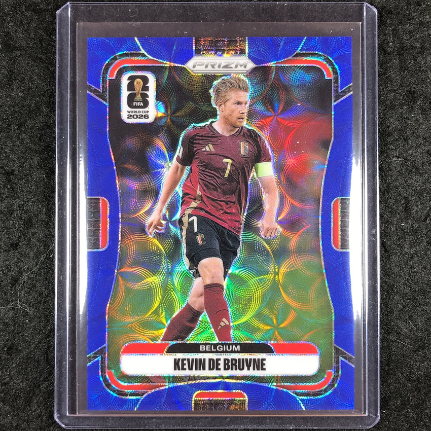 2026 Prizm FIFA World Cup KEVIN DE BRUYNE Choice Blue 10/38 #157