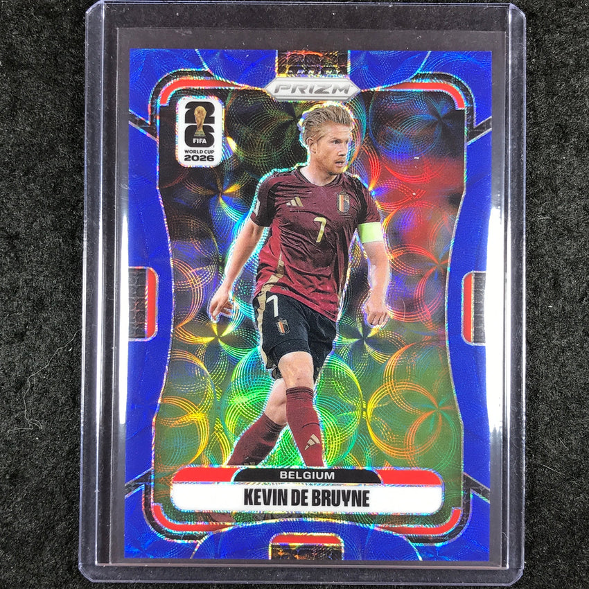 2026 Prizm FIFA World Cup KEVIN DE BRUYNE Choice Blue 7/38 #157