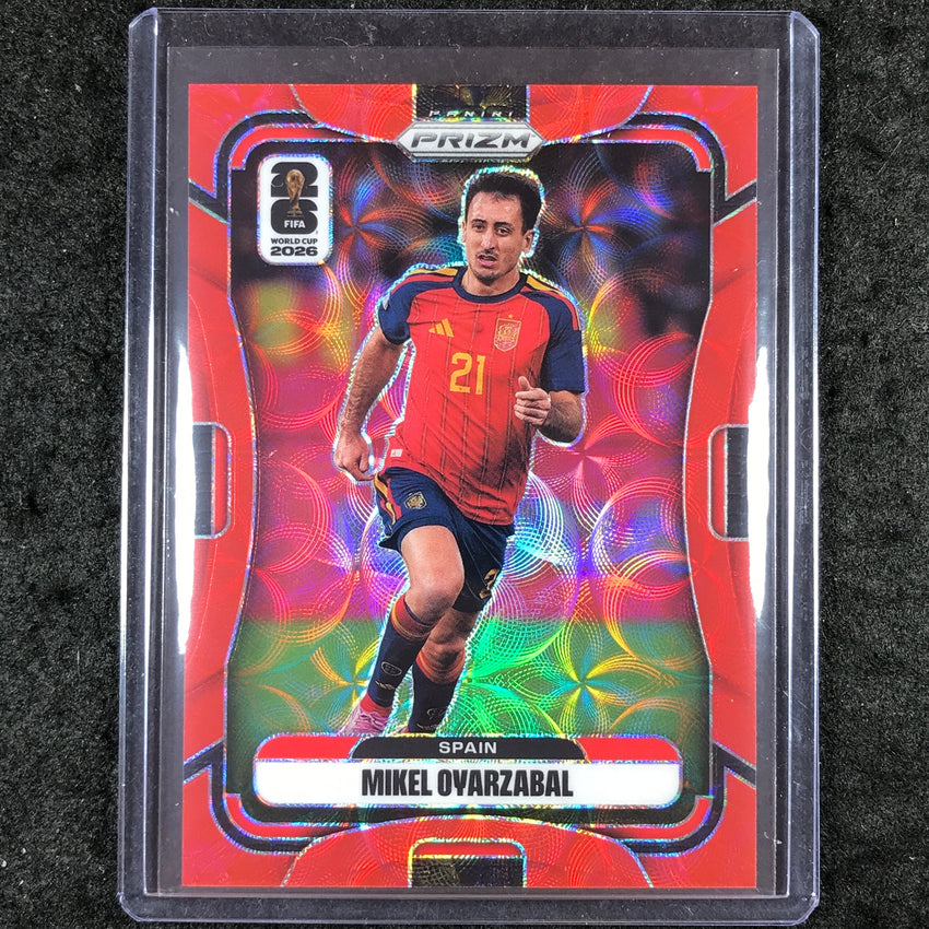 2026 Prizm FIFA World Cup MIKEL OYARZABAL Choice Red /85 #75