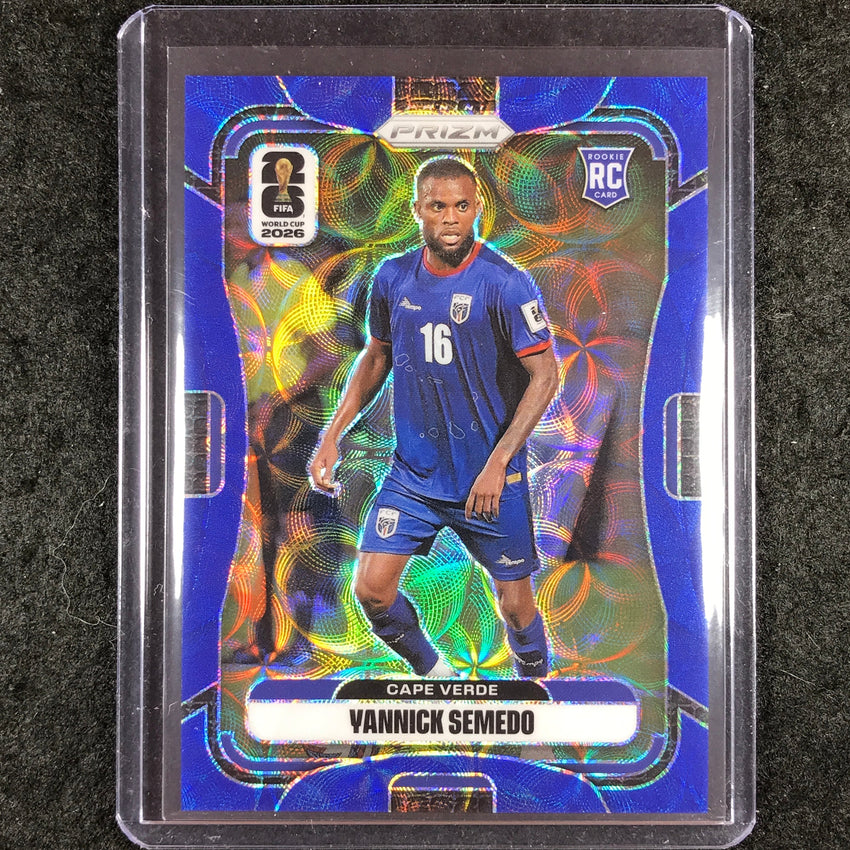 2026 Prizm FIFA World Cup YANNICK SEMEDO Rookie Choice Blue 33/38 #176