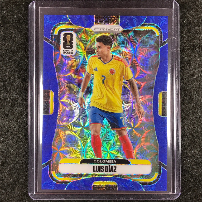 2026 Prizm FIFA World Cup LUIS DIAZ Choice Blue 8/38 #182