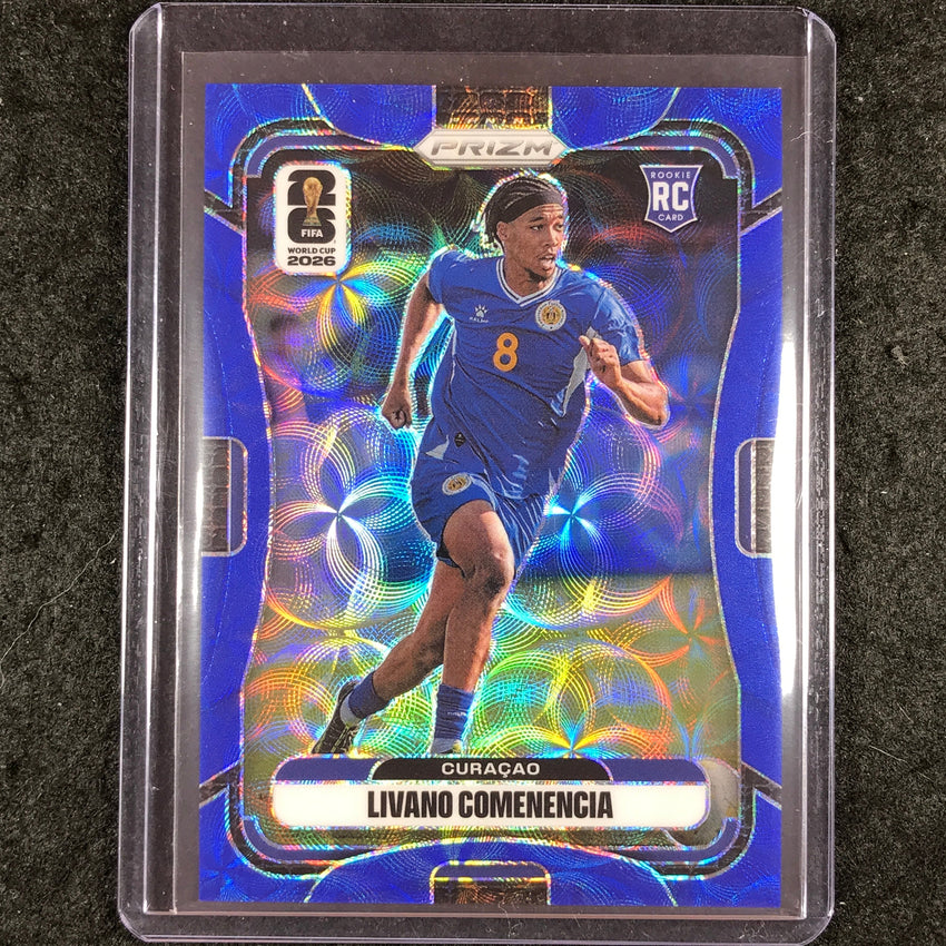 2026 Prizm FIFA World Cup LIVANO COMENCIA Rookie Choice Blue 17/38 #204