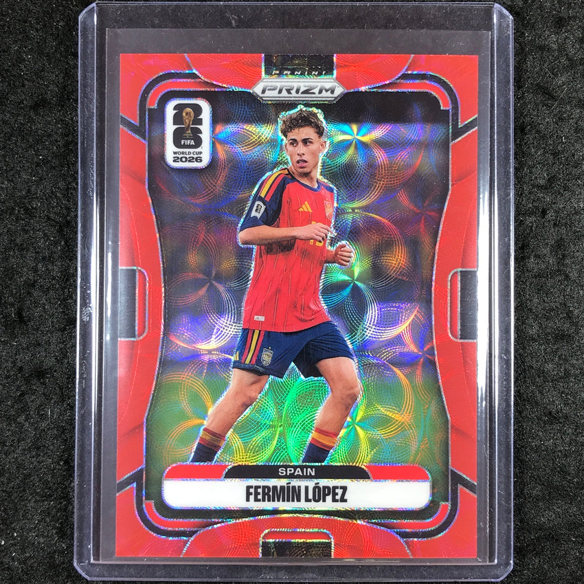 2026 Prizm FIFA World Cup FERMIN LOPEZ Choice Red /85 #76