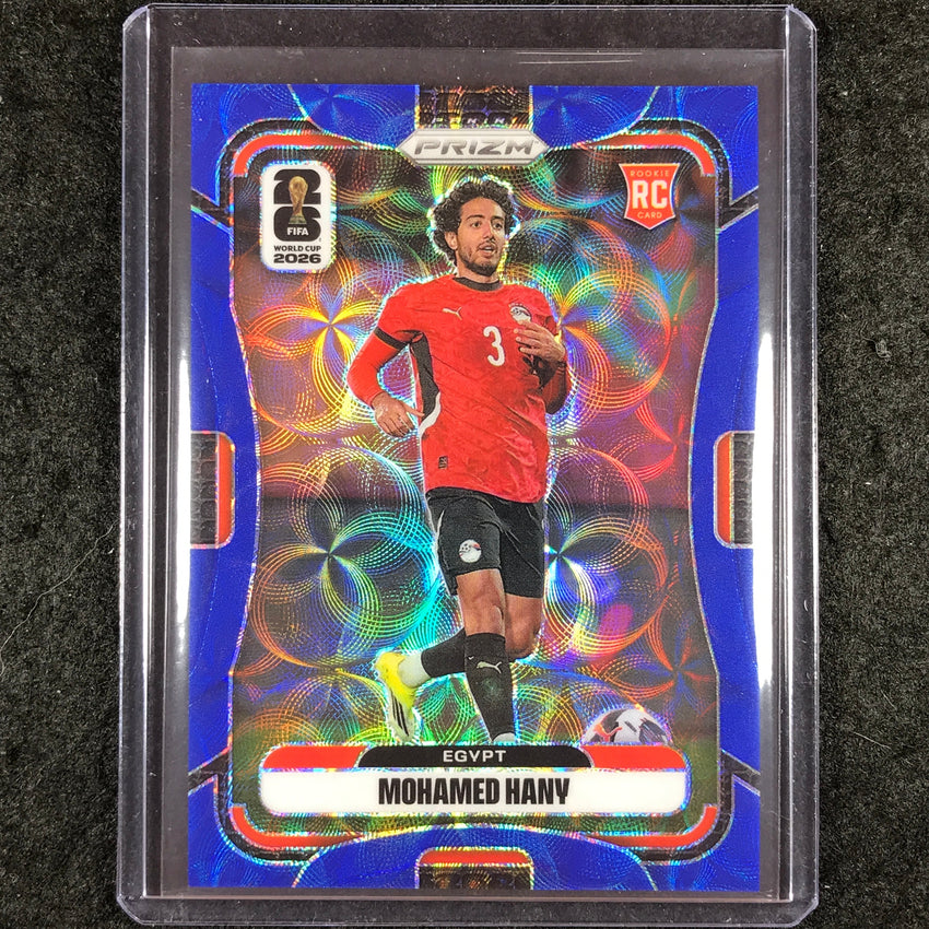 2026 Prizm FIFA World Cup MOHAMED HANY Rookie Choice Blue 17/38 #222