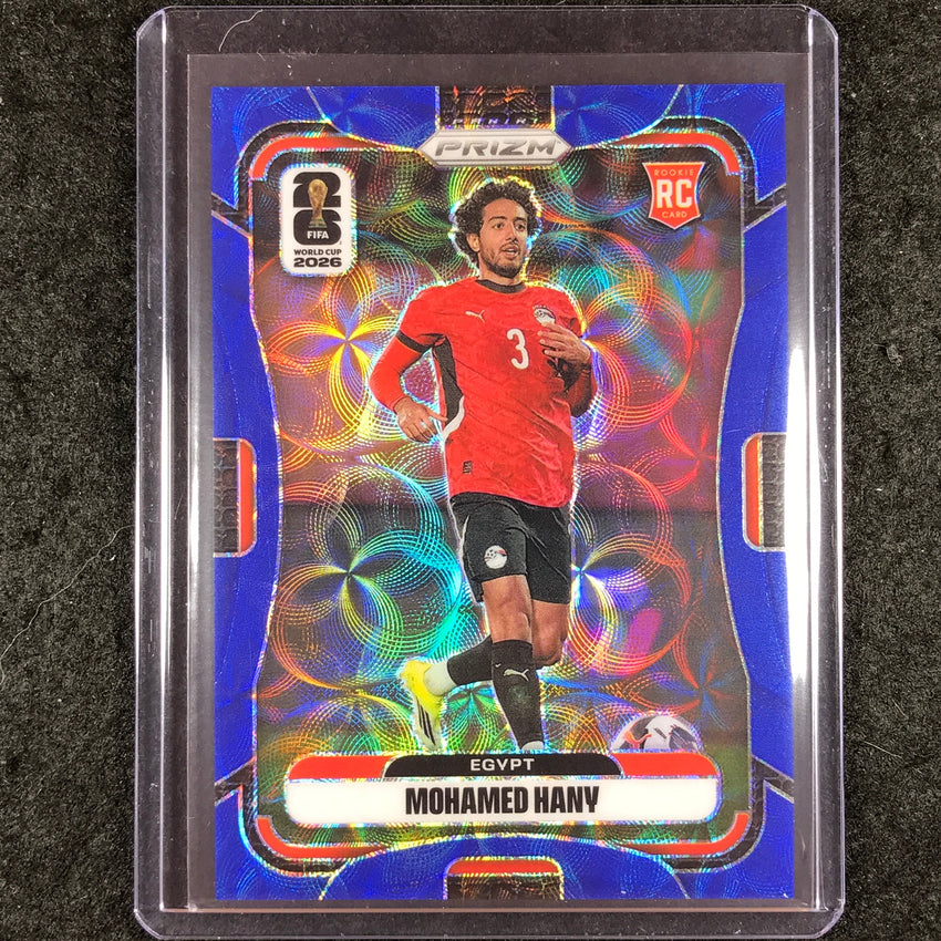 2026 Prizm FIFA World Cup MOHAMED HANY Rookie Choice Blue 28/38 #222