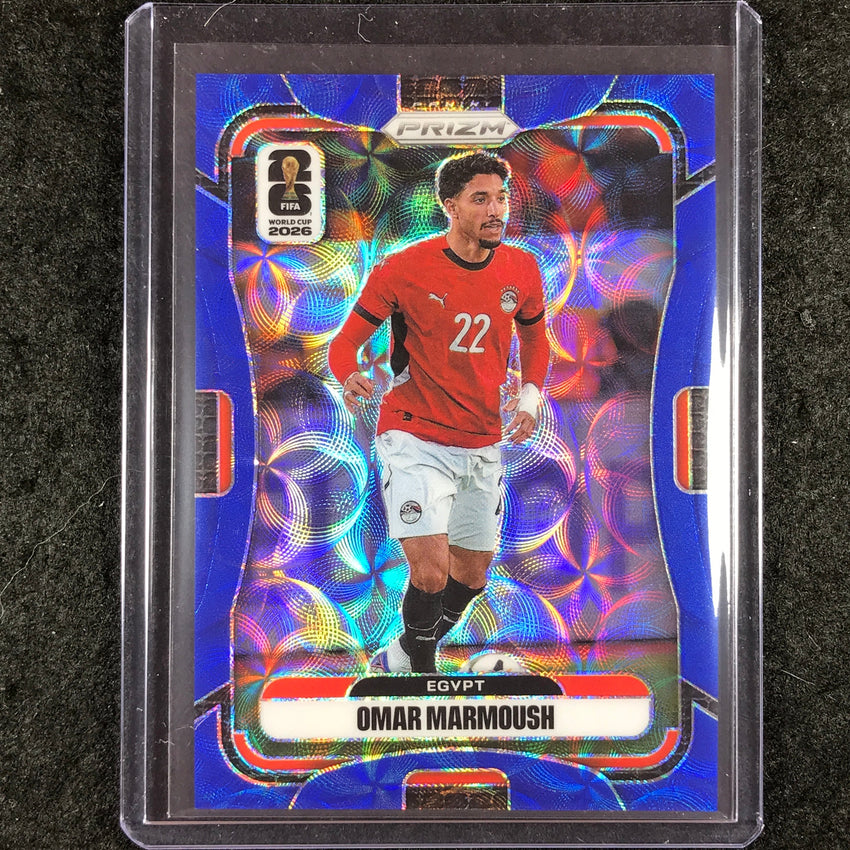 2026 Prizm FIFA World Cup OMAR MARMOUSH Choice Blue 12/38 #224