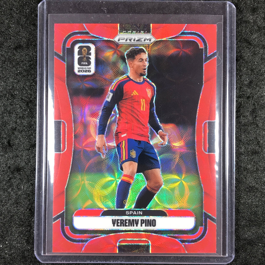 2026 Prizm FIFA World Cup YEREMY PINO Choice Red /85 #79