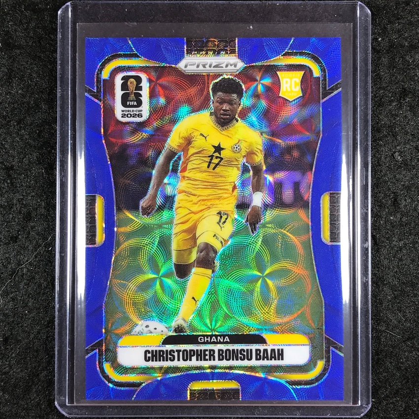 2026 Prizm FIFA World Cup CHRISTOPHER BONSU BAAH Rookie Choice Blue 18/38 #231