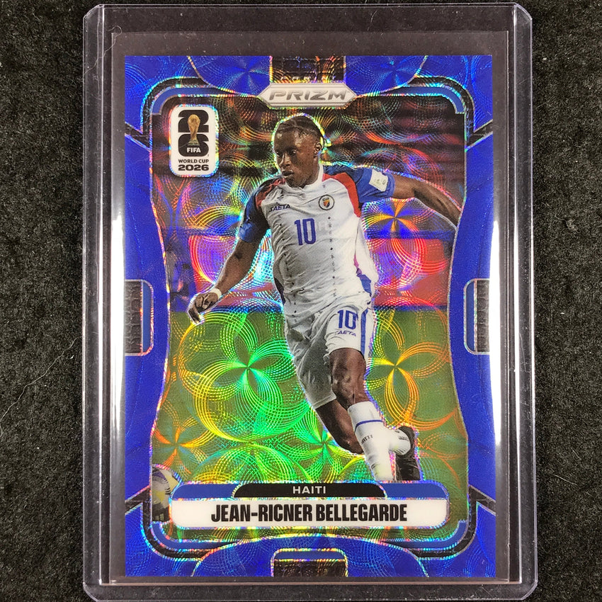 2026 Prizm FIFA World Cup JEAN-RICNER BELLEGARDE Choice Blue 8/38 #236