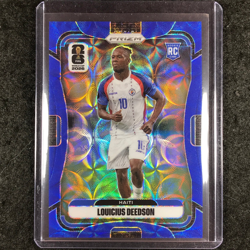 2026 Prizm FIFA World Cup LOUICIUS DEEDSON Rookie Choice Blue 1/38 #237