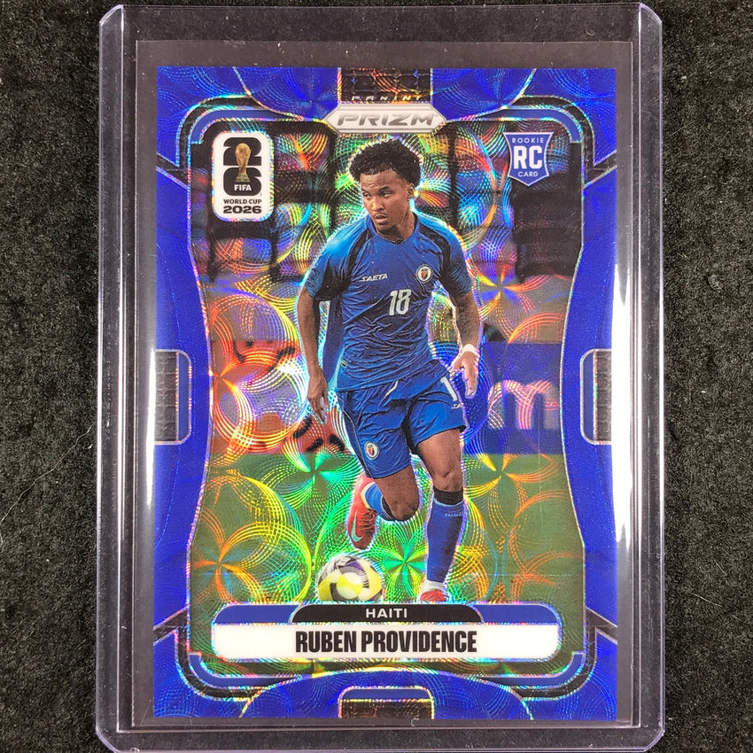 2026 Prizm FIFA World Cup RUBEN PROVIDENCE Rookie Choice Blue 14/38 #240