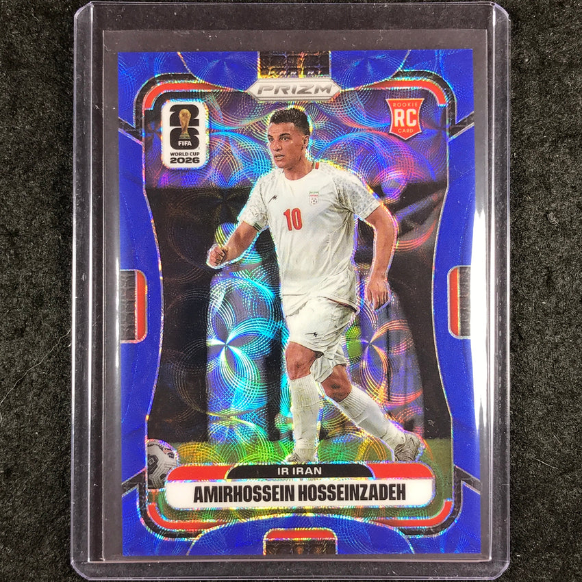 2026 Prizm FIFA World Cup AMIRHOSSEIN HOSSEINZADEH Rookie Choice Blue 9/38 #248