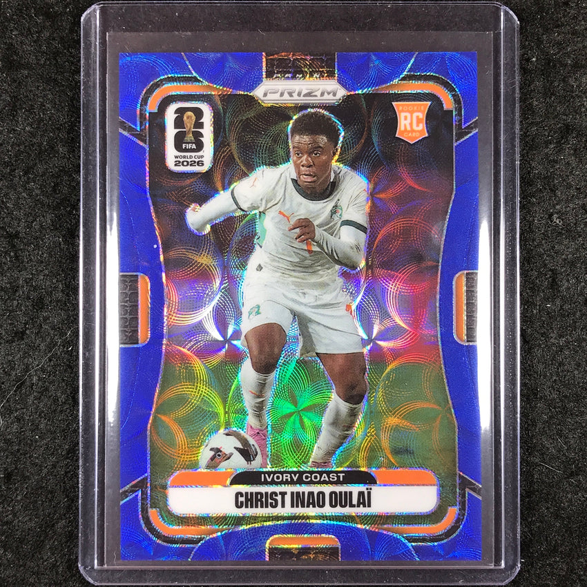 2026 Prizm FIFA World Cup CHRIST INAO OULAI Rookie Choice Blue 8/38 #254