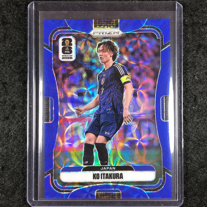 2026 Prizm FIFA World Cup KO ITAKURA Choice Blue 37/38 #259
