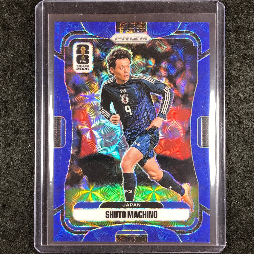 2026 Prizm FIFA World Cup SHUTO MACHINO Choice Blue 27/38 #263