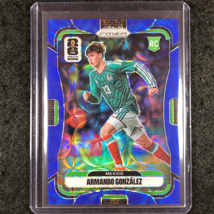 2026 Prizm FIFA World Cup ARMANDO GONZALEZ Rookie Choice Blue 17/38 #287