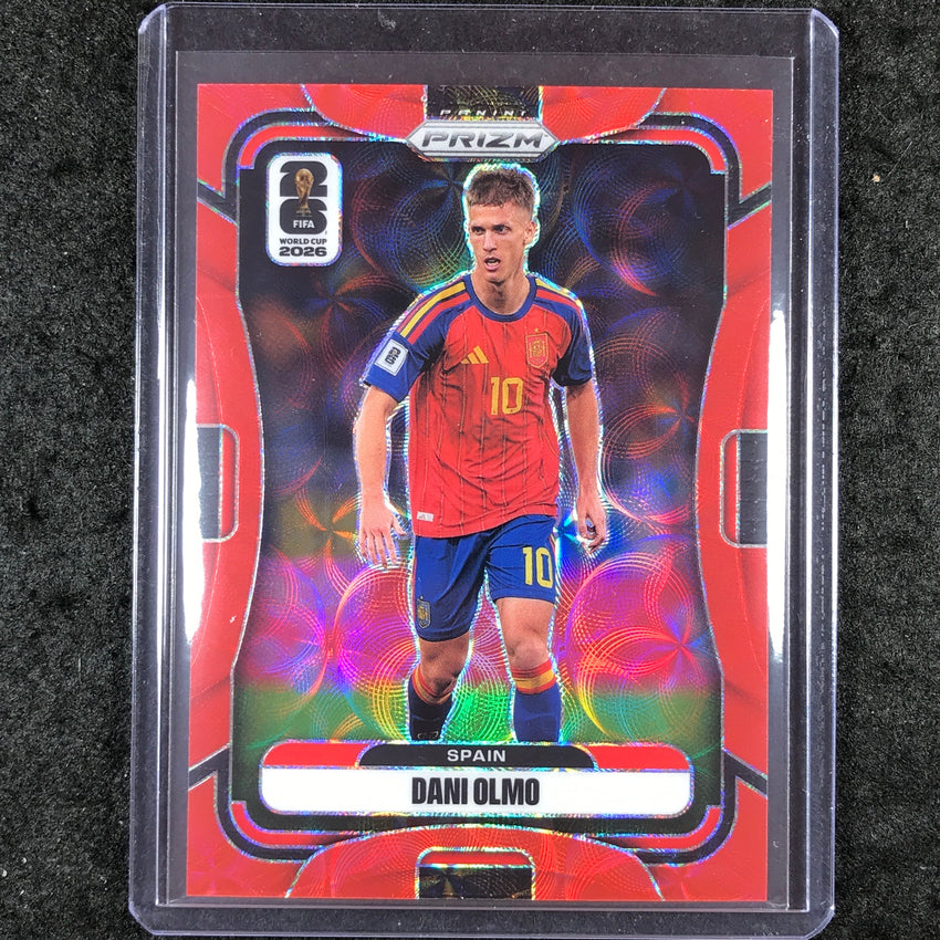 2026 Prizm FIFA World Cup DANI OLMO Choice Red /85 #82