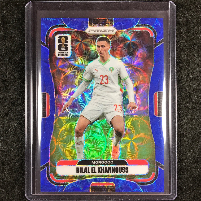 2026 Prizm FIFA World Cup BILAL EL KHANNOUSS Choice Blue 9/38 #294