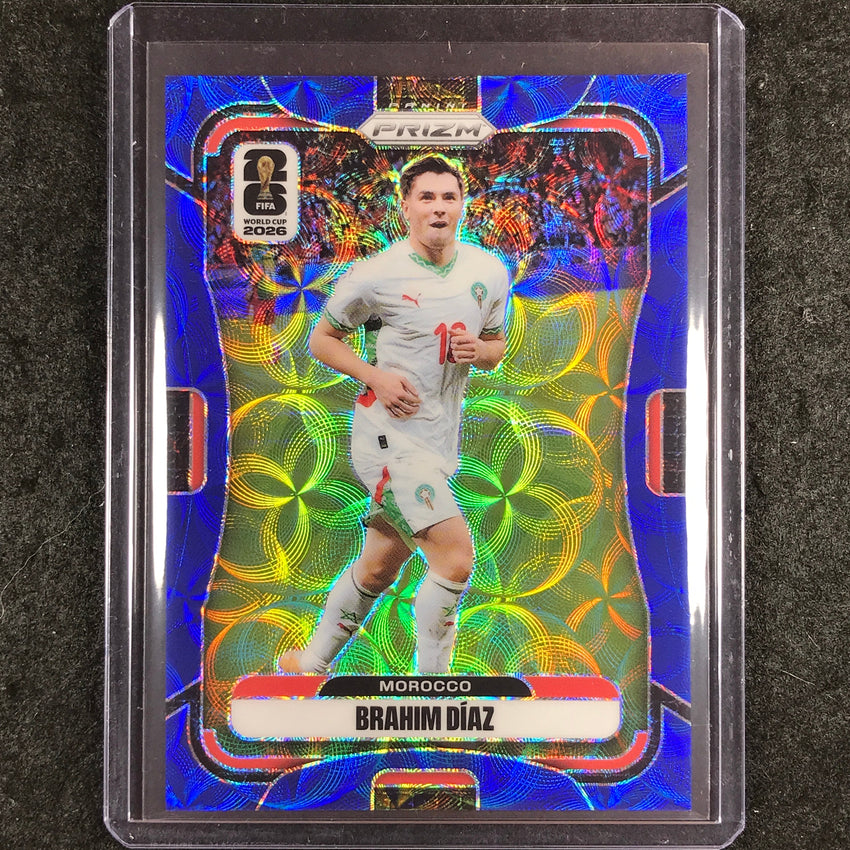 2026 Prizm FIFA World Cup BRAHIM DIAZ Choice Blue 20/38 #305