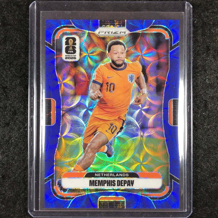 2026 Prizm FIFA World Cup MEMPHIS DEPAY Choice Blue 36/38 #307